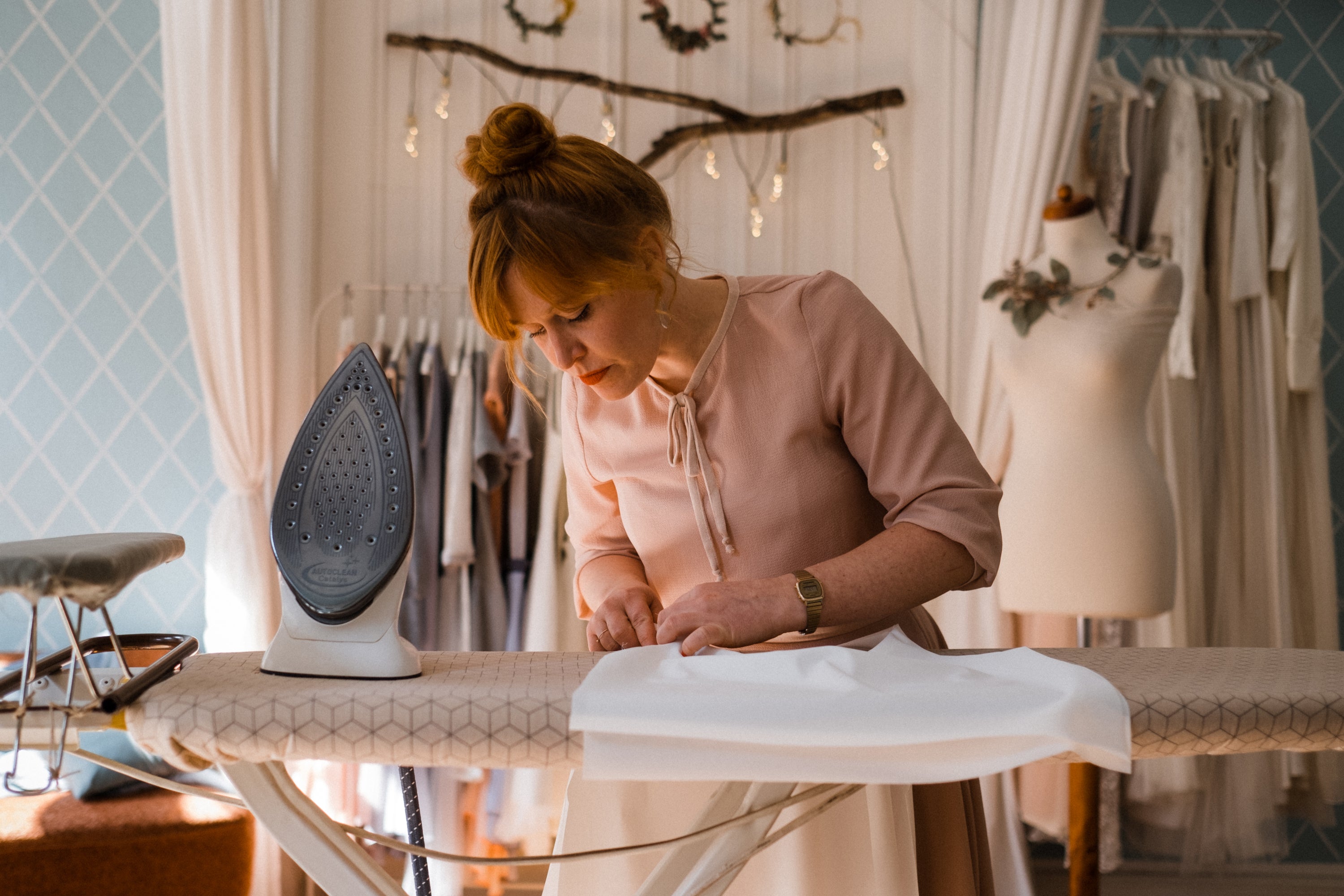 Eva-Maria Martens bei der Arbeit