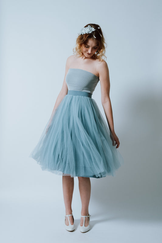 Tüllrock "Underwaterlove" in Wasserblau