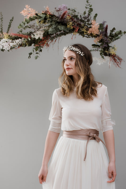 Bindegürtel Roségold