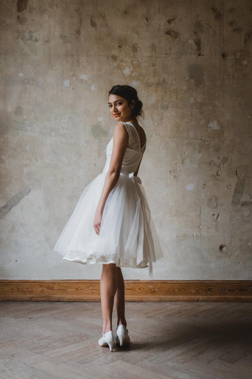 Tüllkleid Brautkleid Ballerina