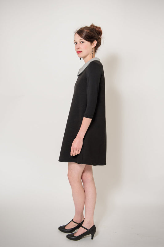 Bubikragenkleid im Babydoll-Stil