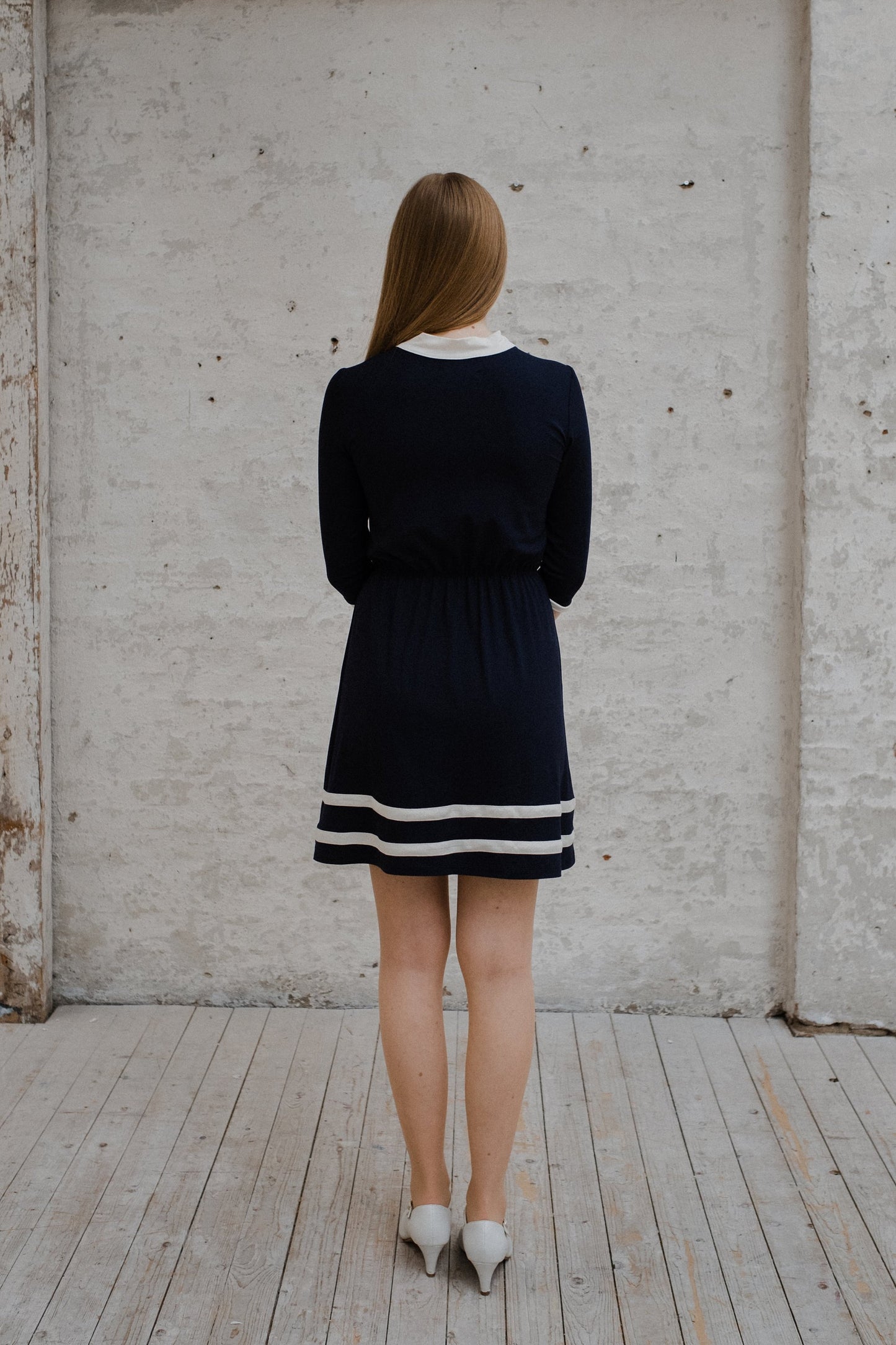 Maritimes Kleid im Matrosenlook