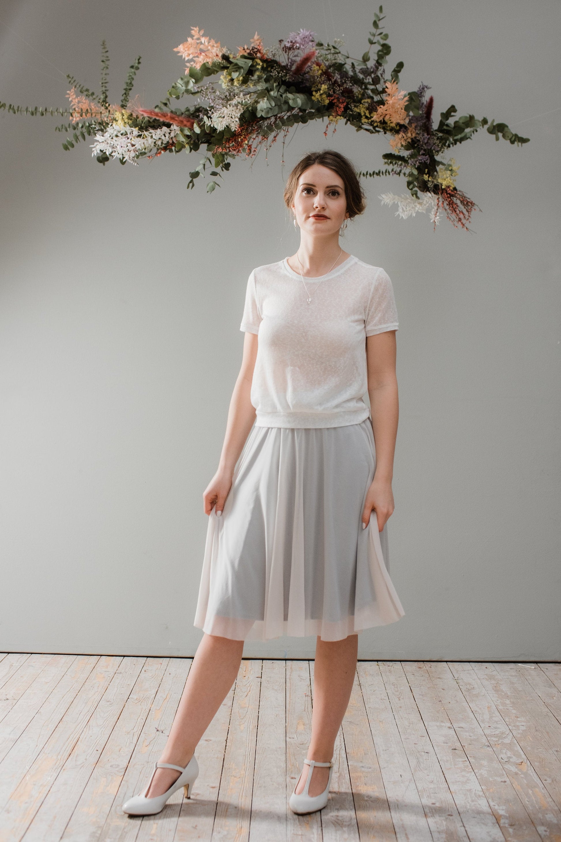 Brauttop aus Feinstrick