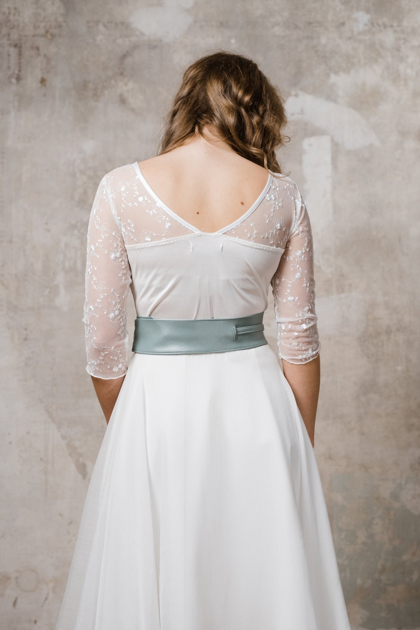Braut-Body "Cindy" mit Satin