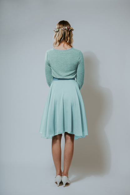 chiffonkleid mint