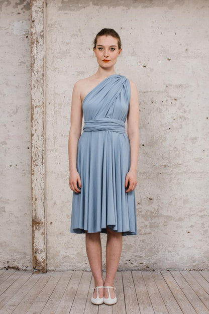 Infintiy Dress "Primrose" kurzes Multitie-Kleid in Himbeer