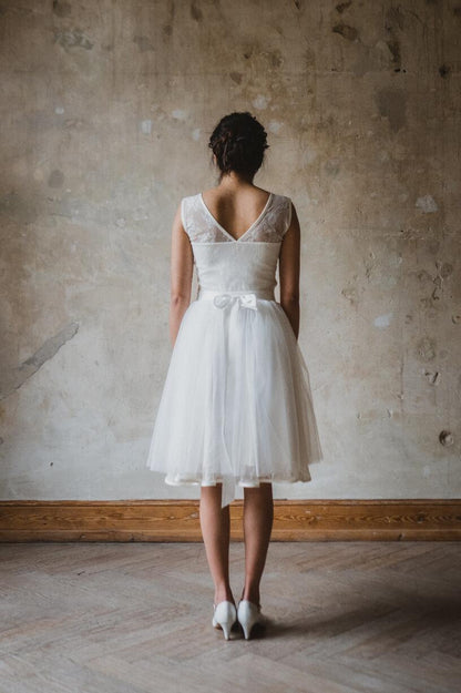 Tüllkleid Brautkleid Ballerina