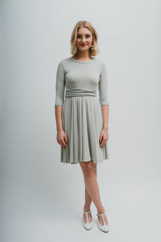 Jerseykleid lindgrün